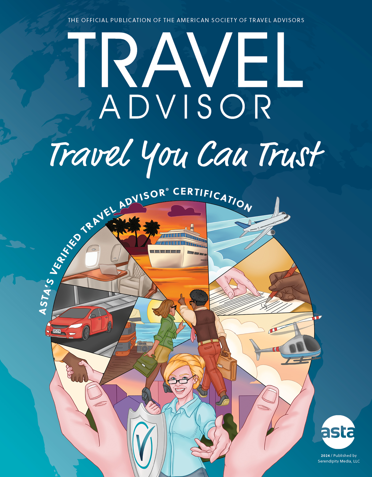 Travel Advisor Magazine 2024 Cover